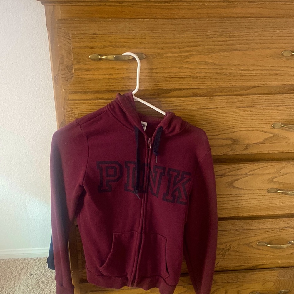 pink Victoria’s secret’s sweater!